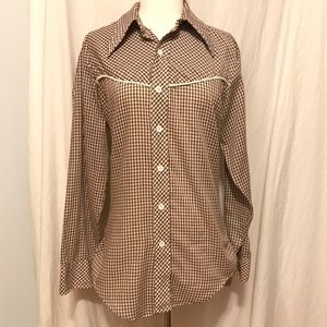 JCPenney Vintage Western Shirt size Medium